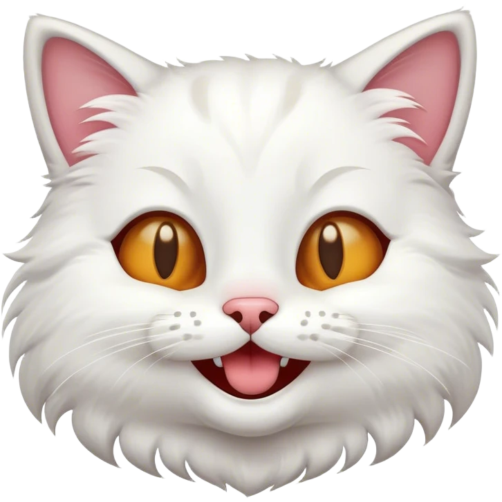 Giggling cat emoji