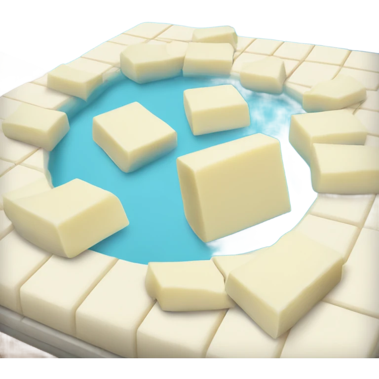 white chocolate pool emoji