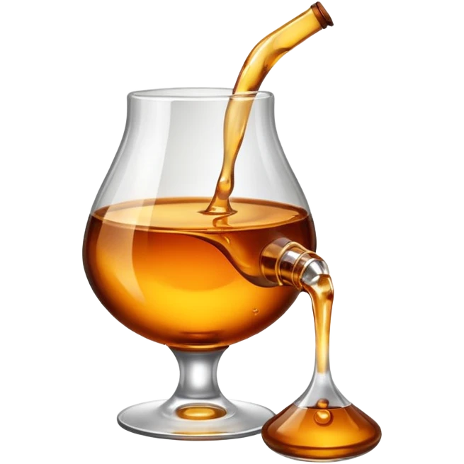 spilled bottle of brendy emoji