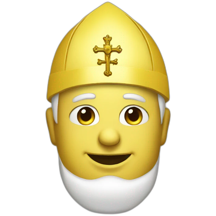 yellow pope emoji