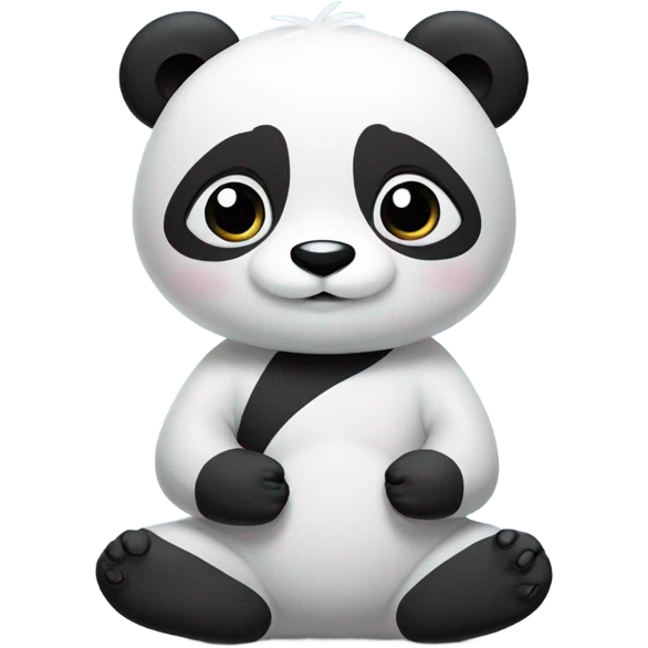 Yoga panda emoji
