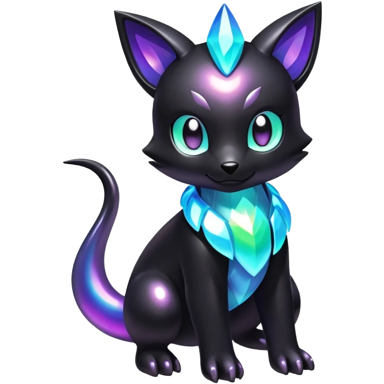  Iridescent black dark fakemon emoji