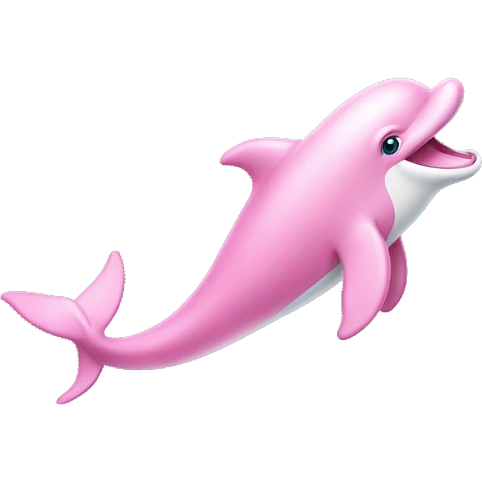 Pink dolphin emoji