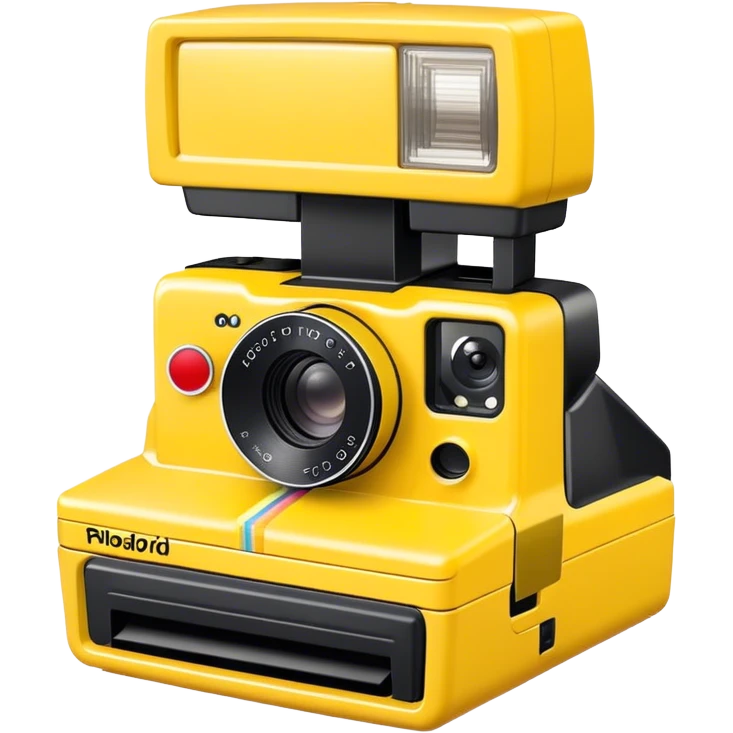 yellow polaroid camera emoji