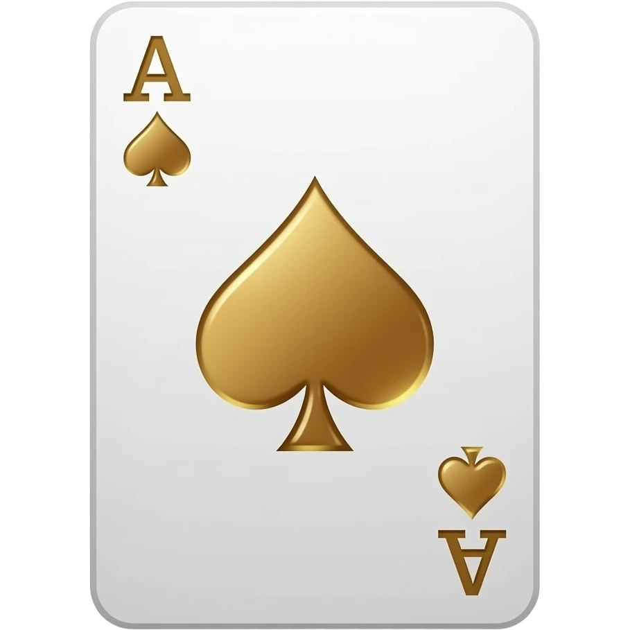 jeu de carte AS emoji