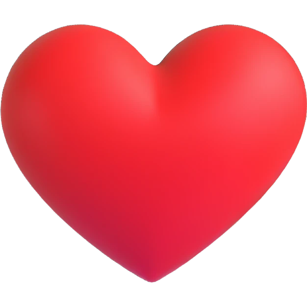 red heart emoji