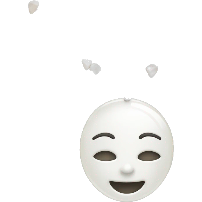 White mother of pearl necklace emoji