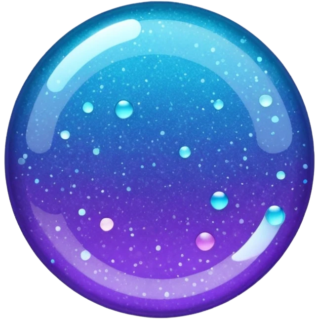 Glitter Purple and Cian Mark Check Verify emoji