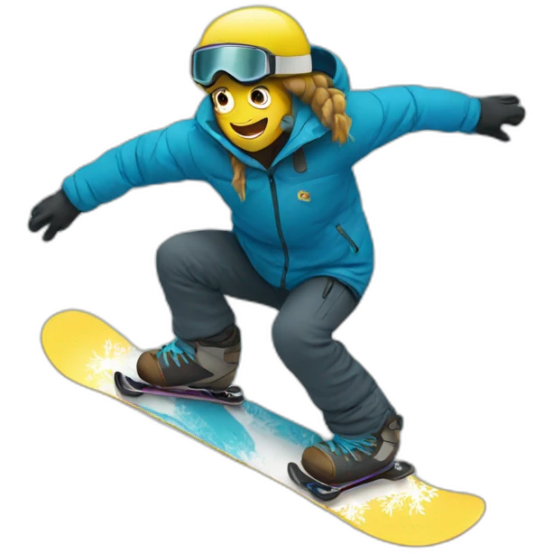 snowboarding emoji
