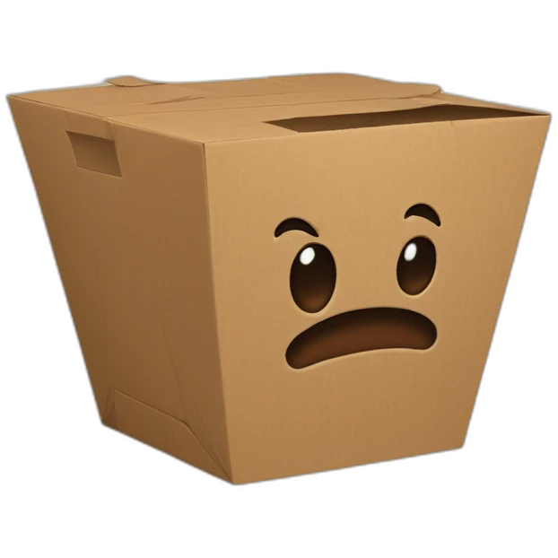 caca sur carton emoji