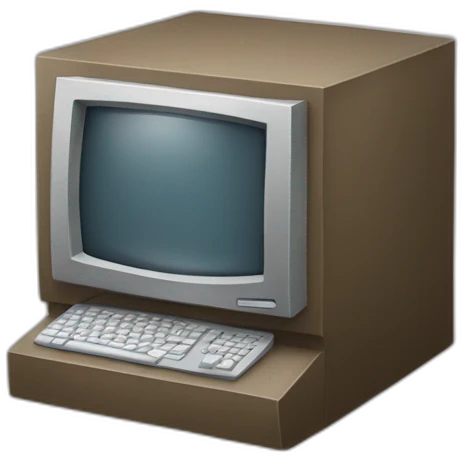 throw away computer emoji