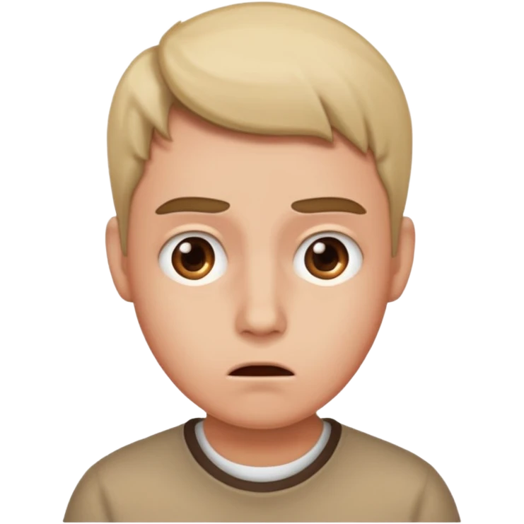 confused and judgy face emoji