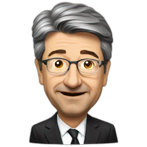 Mélenchon en parachute emoji
