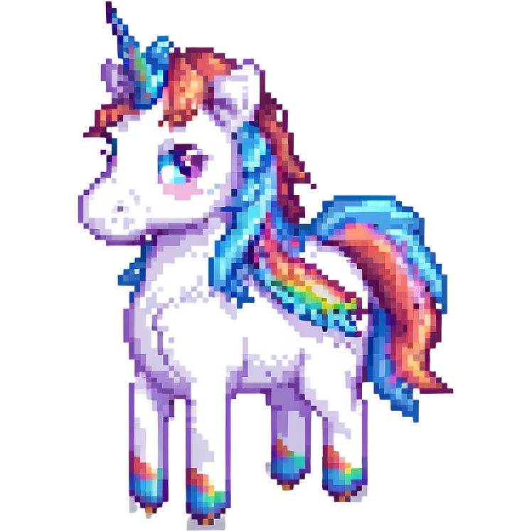 единорог, no background emoji