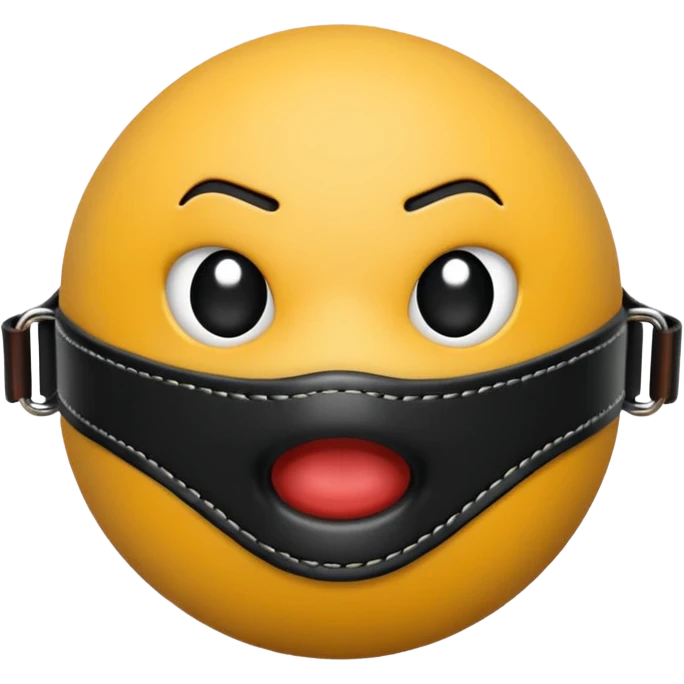 Ball gag emoji