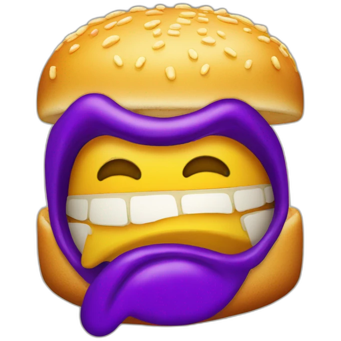 McDonald’s Grimace head emoji