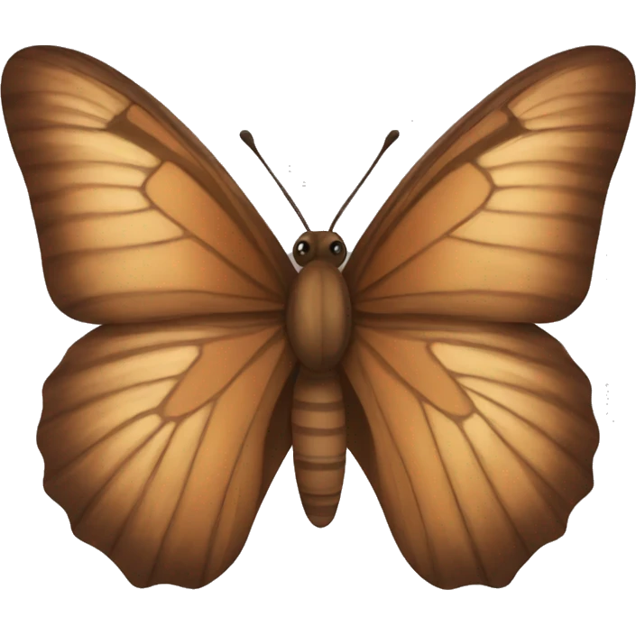 Brown butterfly emoji