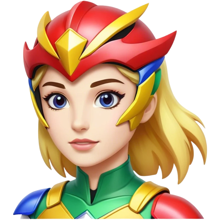  Female rainbow Power ranger  emoji