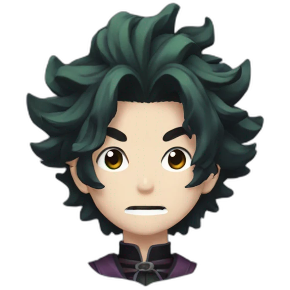 Tanjiro demon slayer emoji