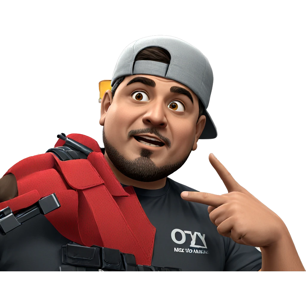 cool guy with gun emoji
