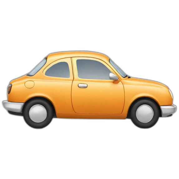 Calico car emoji