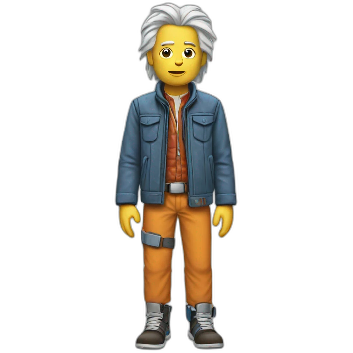 Back to the future emoji