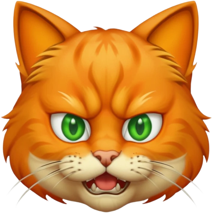 Angry cat emoji
