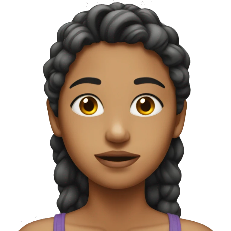 Not naked girl emoji