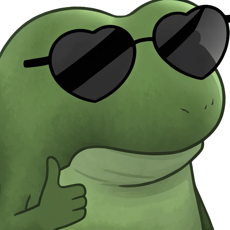heart with sunglasses emoji