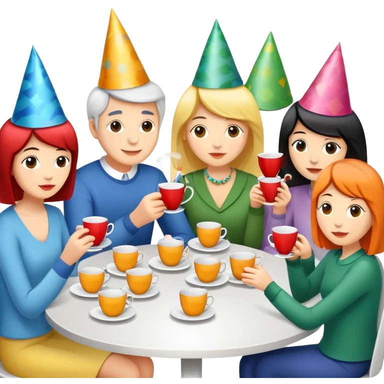 Mad tea party emoji
