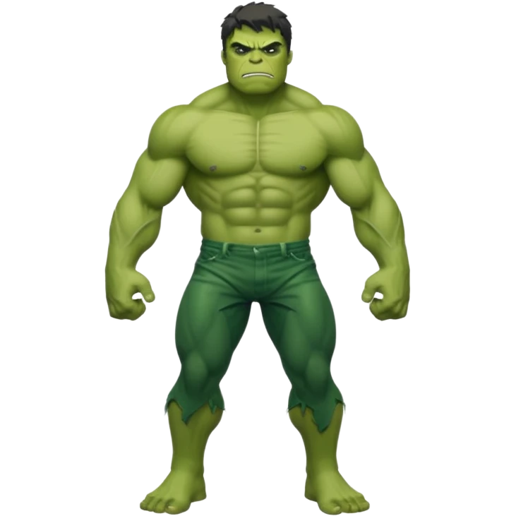 Hulk  full body emoji