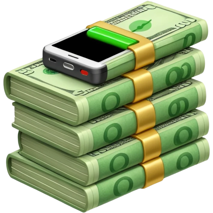 Money that drains battery emoji