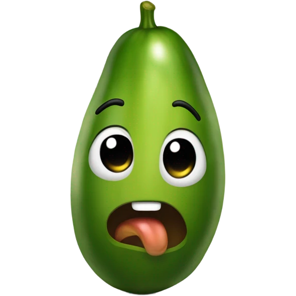 Pepino llorando emoji