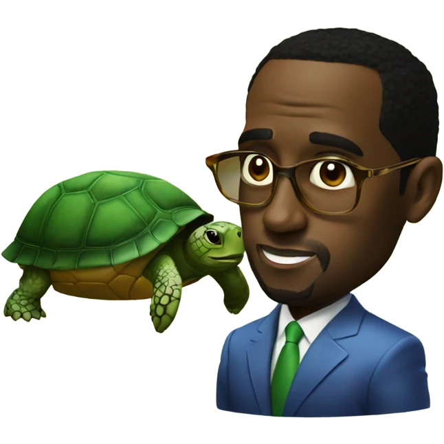 p diddy with a turtle emoji