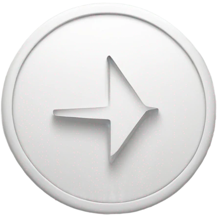 all-white play button emoji