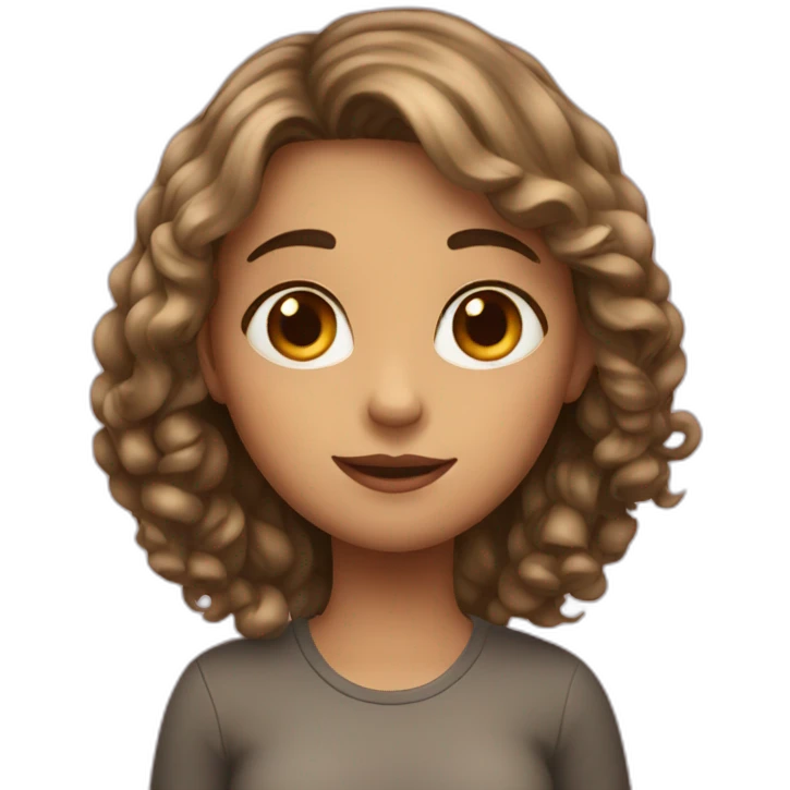 A girl who fall in love emoji