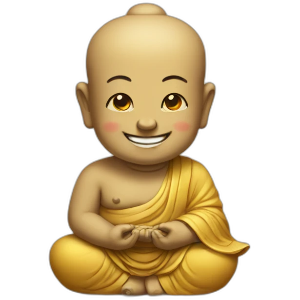happy budha emoji