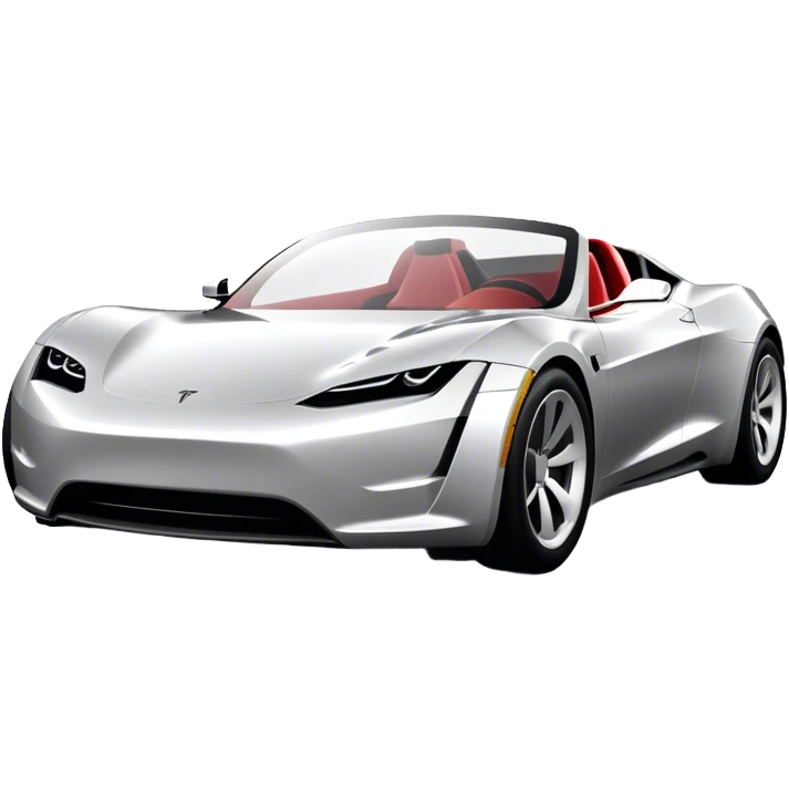 Tesla Roadster - Tesla (Model Year: 2020) (Iconic colour: Silver) emoji