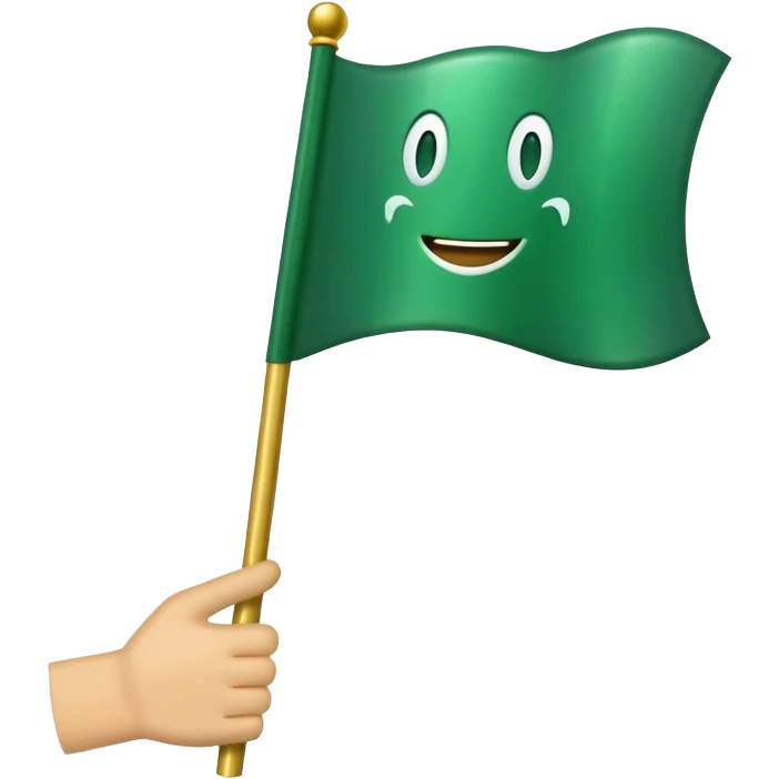 Green flag emoji