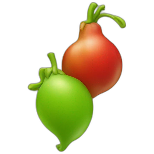 Yellow Green Red together emoji