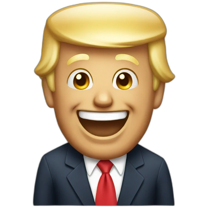 trump laughing emoji