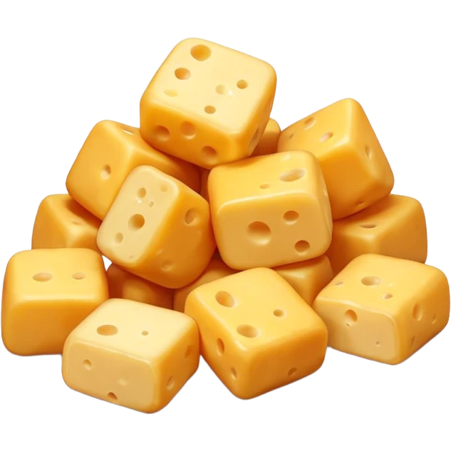 few cheese curds, simple, clear emoji