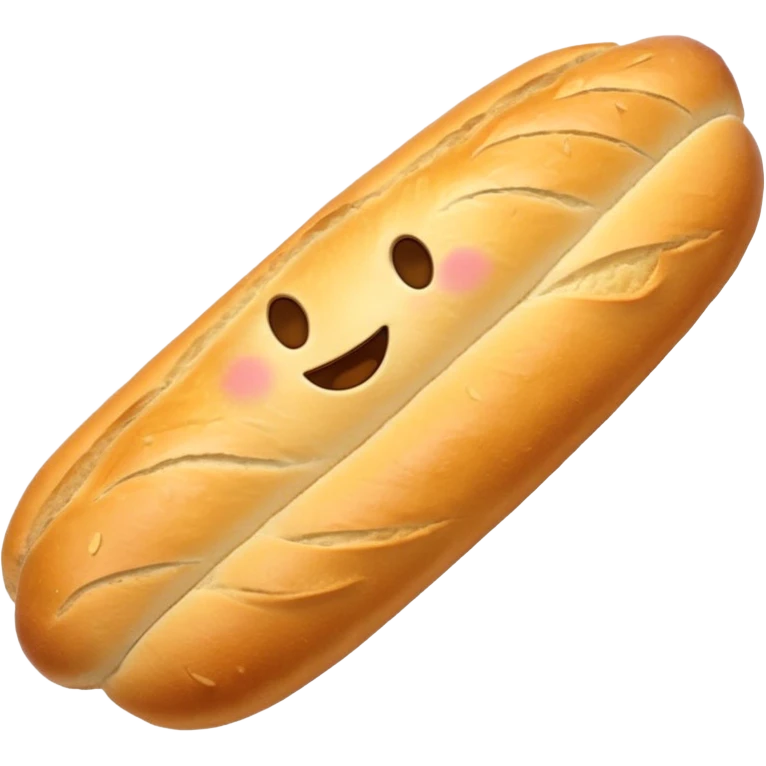 smiling baguette emoji