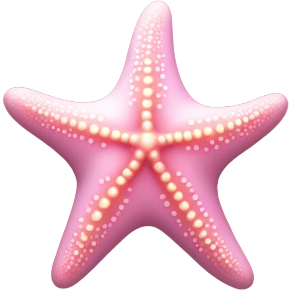 Pink starfish emoji