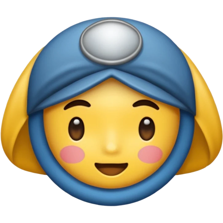 파란색 하트 emoji