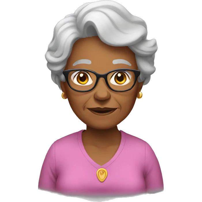 strong grandmother  emoji