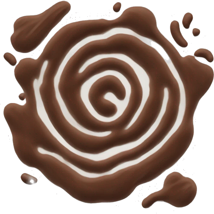 chocolate powder emoji