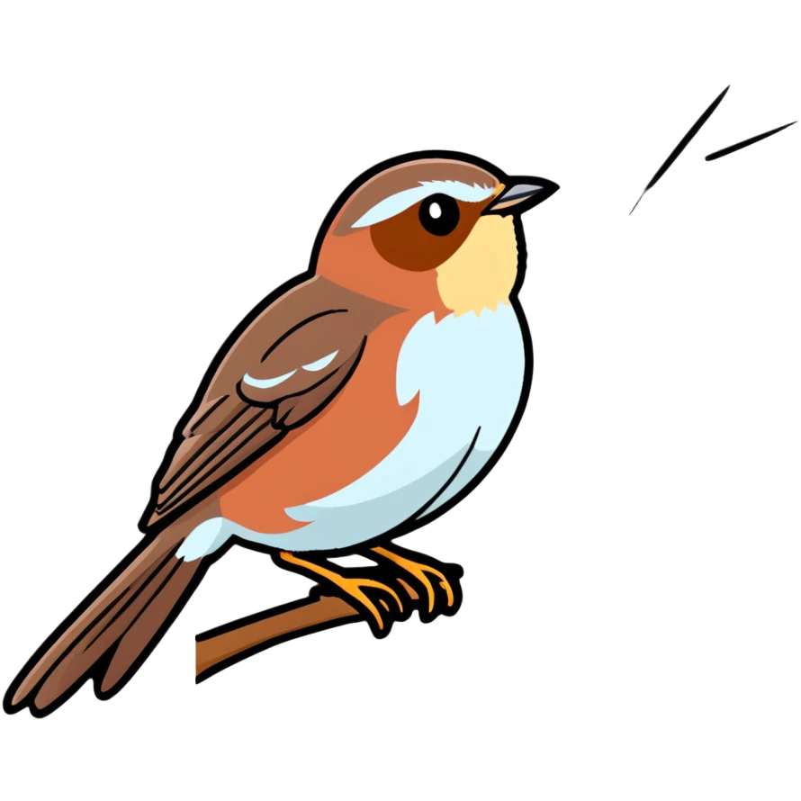 Cetti's warbler bird emoji