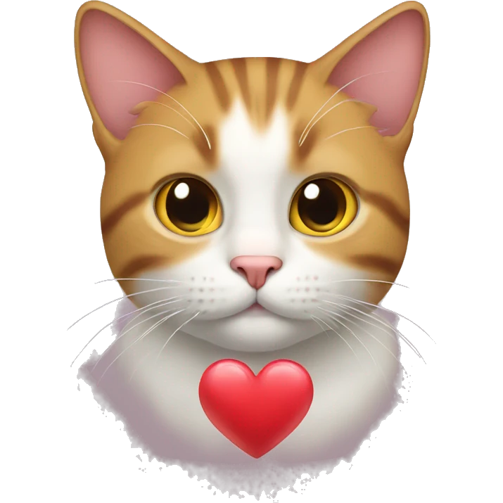 CAT With Heart  emoji