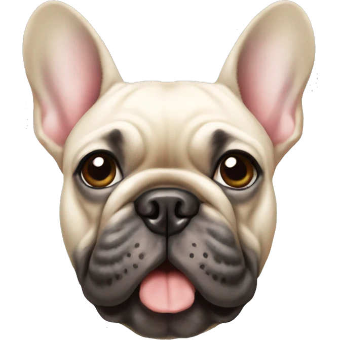 French bulldog emoji
